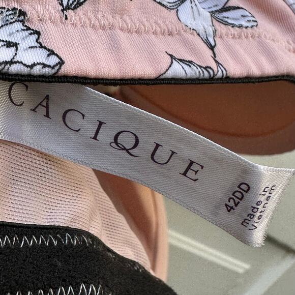 Cacique French Floral  Balconette Bra 42DD - Picture 6 of 7